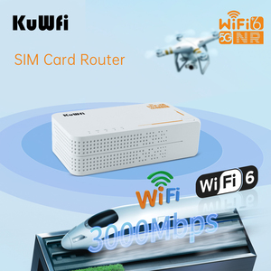 Giao Hàng Nhanh Chóng Kuwfi NSA Sim Thẻ Wifi <span class=keywords><strong>Router</strong></span> 5G 3000Mbps Siêu Tốc Độ Modem Ngoài Trời 5G 5G CPE Với Pin Lớn - Product Image 5