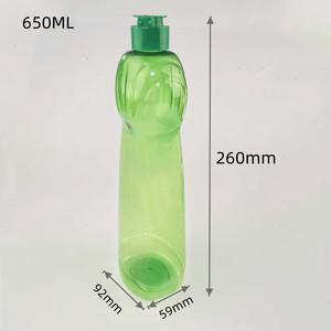 650 Ml Vật Liệu Vật Nuôi Màu Xanh Lá Cây Nhựa Đùn Chai Flip-Top Chai Thích Hợp Cho Nhà Bếp Sàn Sạch Hơn Nước Rửa Tay Xà Phòng Lỏng - Product Image 2