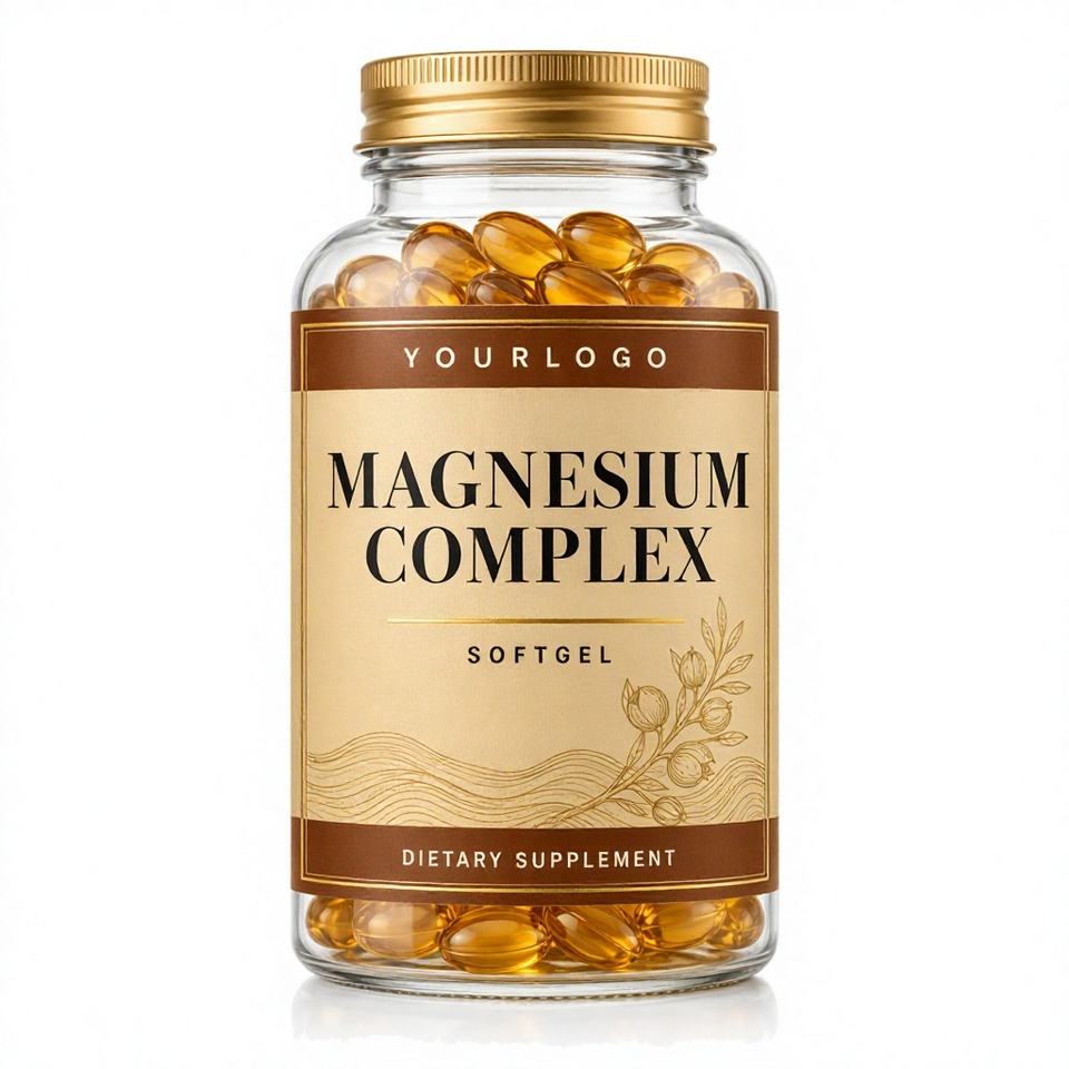 OEM ODM Magnesium Complex Softgel Herbal Supplement Private Label ...