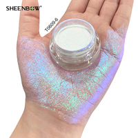 Anorganisches Aurora Irisierendes Chrom Kosmetikqualität Duochrome 160 Mesh Regenbogen-Beschichtungspigment Nagelpigmentpulver Herkunft China