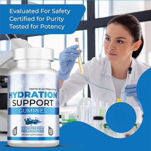 Wellbody OEM/ODM <span class=keywords><strong>hydro</strong></span> électrolyte, vitamine gommes effervescentes créatine monohydrate pour la croissance musculaire sportive-60 bouteilles - Product Image 5