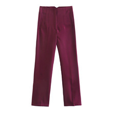 Pantalones de <span class=keywords><strong>Mujer</strong></span>, Nuevos Productos de Verano, Estilo Retro, a la Moda, Combinables con Todo, de Cintura Alta, Casuales - Product Image 4