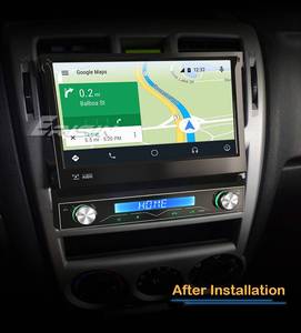 Autoradio rétractable 7 pouces noir brillant, Android 16 Octa Core 2 Go 32 Go, CarPlay sans fil, Android Auto, DSP, IPS, BT5.1 - Product Image 3