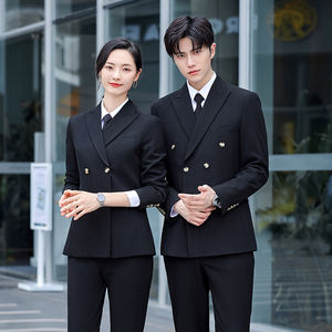 Setelan jas Formal untuk pria dan wanita, setelan jas Formal bisnis pernikahan, Blazer mempelai pria, kostum tuksedo ketat, pakaian pernikahan untuk pria dan wanita - Product Image 4