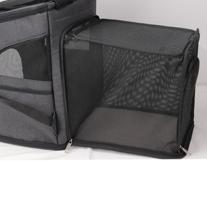 Cat bag extended and expandable portable double-shoulder pet <b>backpack</b>, <b>large</b> capacity, foldable cat bag storage Oxford - Product Image 3
