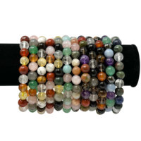 Bracelets faits main en pierres naturelles et cristaux, bracelets de mode en pierres précieuses naturelles, perles extensibles, bijoux astrologiques 12 signes du zodiaque