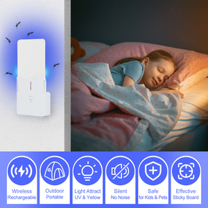 Trappola Adesiva Portatile Ricaricabile con <span class=keywords><strong>Luce</strong></span> UV LED per il Controllo di Formiche e Insetti, Ecologica a Stato Solido per Esterni - Product Image 5