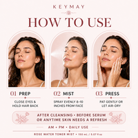 Tonique Visage Hydratant et Apaisant à l'Eau de Rose, Acide Hyaluronique et Vitamine C, Éclaircissant, Soin du Visage Végétalien, Marque Blanche, OEM ODM