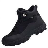 Chaussures de sécurité GUYISA, bottes de travail Flyknit, embout en acier, antidérapantes, anti-perforation, légères, toutes saisons