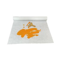 Feutre de peintre blanc avec de la colle feutre collant auto-adhésif polaire protection du sol