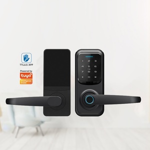 Locstar mới được thiết kế tuya ttlock Wifi App kiểm soát mở khóa mật khẩu vân tay kỹ thuật số thẻ RFID Key Mini Khóa cửa thông minh - Product Image 1
