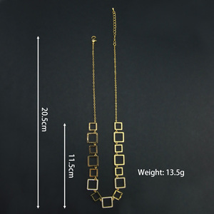 Conjunto de Joyería de Diseño Sencillo y Elegante, Chapado en Oro de 21k, Collar con Circonitas Italianas, Juego de 3 Piezas para Mujer, Estilo Vintage para Uso Diario y Fiestas - Product Image 6