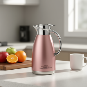 Termo de Acero Inoxidable de 2.3L con Triple Aislamiento, Color Rosa, Antiderrames, para Promociones - Product Image 2
