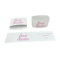 Manchon de rangement pour chaussettes en papier d'emballage bon marché imprimé en gros bandes d'emballage en papier imprimé avec logo personnalisé bon marché manchon d'emballage pour chaussettes