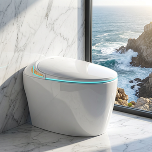 WC Bidet Intelligente Moderno con Sciacquone Automatico e Sensore, Vaso Riscaldato con Funzionamento Automatico e Telecomando - Product Image 1