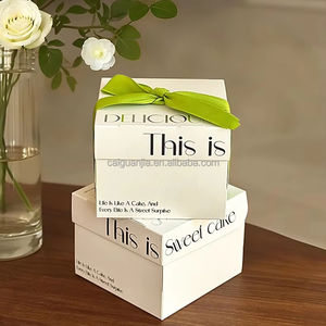 In argento caldo con stampa a doppia faccia da 3 pollici scatola da imballaggio per dolci Mousse da asporto - Product Image 3