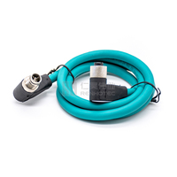 Câble de connexion M12 X Code 8 broches mâle vers 4 broches femelle Code A Câble étanche Angle droit