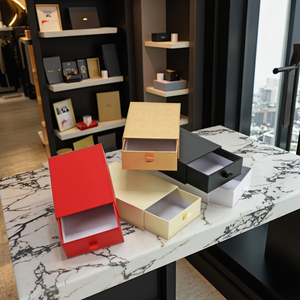 Sang trọng hộp cứng nhắc biểu tượng tùy chỉnh trượt ngăn kéo Hộp quà tặng - Product Image 3