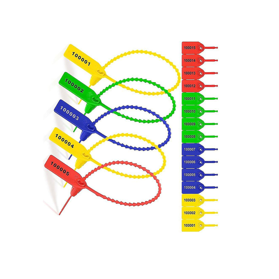 U-meking Plastic Security Seals Tamper Proof Tags Seal Zip Tie Custom Logo Product Sneakers Verified Authentic Plastic Tags