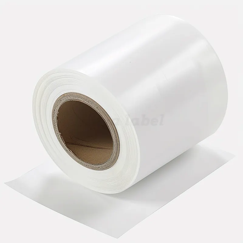 Factory Sale 80u Gloss White PE With EH Adhesive 60g White Liner PET Label For Shipping