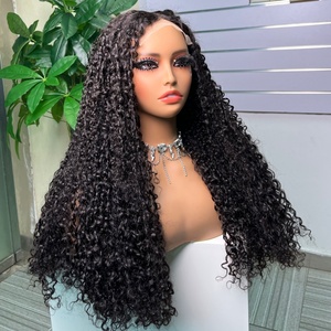 Wholesale Gluess SDD <b>Pixie</b> Curly 5*5 <b>Wig</b> Super Double Drawn Vietnam 5*5 Pissy Curly <b>Wig</b> 100% Human Hair Luxury <b>Wig</b> - Product Image 3