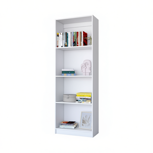 Libreria a 4 Ripiani in MDF, Design Moderno e Minimalista, Mobile Autoportante per Soggiorno - Product Image 1