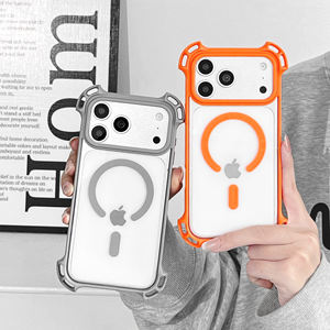 Fundas <span class=keywords><strong>de</strong></span> Fábrica para iPhone 17, 17 Pro, Pro Max, con Esquinas Reforzadas <span class=keywords><strong>de</strong></span> TPU y Acrílico, Compatibles con Carga Inalámbrica, para <span class=keywords><strong>Samsung</strong></span> 24 Ultra - Product Image 1