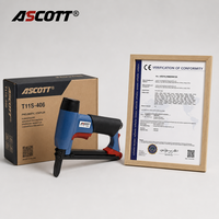 ASCOTT 7116-436 Agrafeuse pneumatique professionnelle à bec long 22GA, pistolet agrafeur pneumatique étendu de 6 pouces pour la production de matelas, canapés et meubles