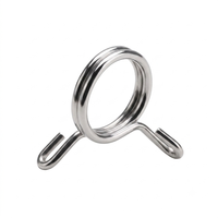 Serre-tuyaux sur mesure à ressorts de torsion en acier inoxydable zingué, fabrication OEM pour quincaillerie industrielle