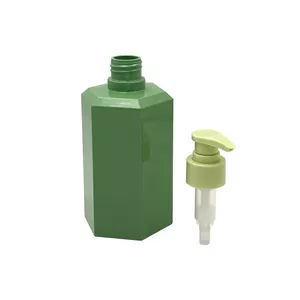 500Ml Ho Petg Plastic Refillable Shampoo Conditioner Body Lotion With Pump Plastic Bottle