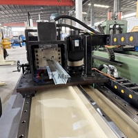 Máquina de Perfilado de Chapa de Acero Ligero para Canales de Sombrillas Totalmente Automática con Cizalla Voladora y Conformado en Frío