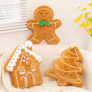Décorations <span class=keywords><strong>de</strong></span> Noël transfrontalières bonhomme en pain d'épice flocon <span class=keywords><strong>de</strong></span> neige arbre <span class=keywords><strong>de</strong></span> noël en peluche maison cloche poupée <span class=keywords><strong>de</strong></span> chiffon cadeau pour les femmes - Product Image 4
