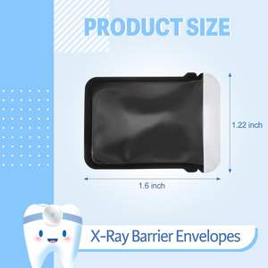 100 piezas de sobres de barrera de dentista, bolsa protectora de película de rayos <span class=keywords><strong>X</strong></span> desechable, mangas protectoras desechables para placa de fósforo - Product Image 3