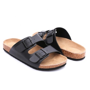 Zapatillas de corcho de verano al por mayor de calidad clásica <span class=keywords><strong>para</strong></span> exteriores, <span class=keywords><strong>chanclas</strong></span> de PU Sandalias planas de Punta abierta de Tanga <span class=keywords><strong>para</strong></span> hombres con Insock de <span class=keywords><strong>cuero</strong></span> - Product Image 5