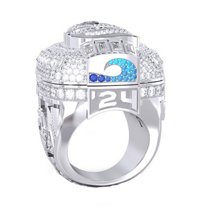 แหวนแชมป์ Flip-Ring 2024 ทีมโตรอนโต อาร์กาโนตส์  ทำจากโลหะผสมชุบเงิน  สไตล์ลำลอง/สปอร์ต  เครื่องประดับคุณภาพสำหรับวันครบรอบและงานปาร์ตี้ - Product Image 4