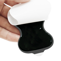 Électrodes de remplacement TENS 3,5 mm à clipser, forme gourde 5,5x8 cm, patchs conducteurs thérapeutiques à forte adhérence