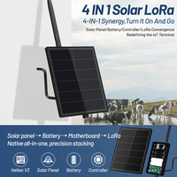 D5 Kit daya surya Mini untuk Repeater Node Lora Meshtastic untuk modul Heltec V3 Lora 868mHz 915mHz 433mH