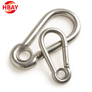 Sản Xuất Mạ Kẽm M4-M12 Mùa Xuân Snap Móc Con Chó Dây Xích Mùa Xuân Móc Bạc Nhỏ Kim Loại Móc - Product Image 2