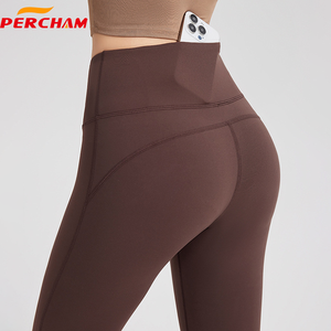 Pantaloni lunghi sportivi aderenti a vita alta svasati snellenti a gamba larga Leggings sportivi da corsa e Yoga Fitness - Product Image 5