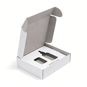 กล่องบรรจุภัณฑ์เครื่องสำอางรูปทรงสี่เหลี่ยมผืนผ้าแบบกำหนดเอง รีไซเคิลได้ กล่องไปรษณีย์ลูกฟูก พิมพ์ลายสีเต็มรูปแบบตามสั่ง OEM - Product Image 6