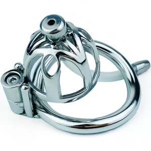 FRRK New Cock Cage Confinement Adult Sex <b>Toy</b> Male Chastity Device Short Chastity Cage <b>for</b> <b>Men</b> Sturdy Sex Tool - Product Image 5
