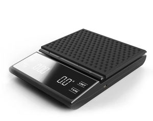 휴대용 <span class=keywords><strong>3kg</strong></span> 디지털 주방 저울 LED 디스플레이 타이머 정확한 0.1g 단위 ABS 소재 배터리 작동 가정용 - Product Image 2