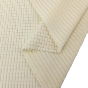 Venta directa de fábrica 100POLY Polar Fleece Soft <span class=keywords><strong>pin</strong></span> <span class=keywords><strong>check</strong></span> Tejido de punto sólido para prendas de vestir - Product Image 2