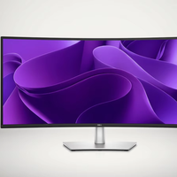 Écran d'ordinateur Dell en gros, 34 pouces, 21:9, quasi 4K, incurvé, 100 Hz, anti-lumière bleue, P3425WE