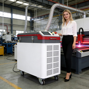 Machine laser de <span class=keywords><strong>nettoyage</strong></span> de meubles en bois, type pulsé, 500W, idéale pour le <span class=keywords><strong>nettoyage</strong></span> du bois ancien, l'élimination de la rouille et de la peinture sur métal - Product Image 1