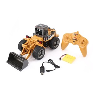 <span class=keywords><strong>HUINA</strong></span> <span class=keywords><strong>1520</strong></span> 6CH RC Bulldozer en métal 1/18 2.4GHz RTR Chargeur frontal Jouet d'ingénierie - Product Image 2