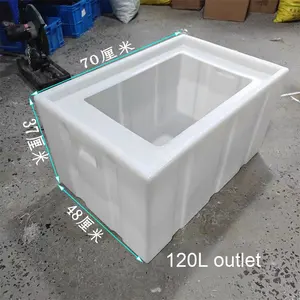 Tanque de almacenamiento de agua para el hogar de plástico PE resistente a álcalis y ácidos de gran diámetro 180L, barril de pepinillo, <span class=keywords><strong>caja</strong></span> de plástico reciclable gruesa - Product Image 5