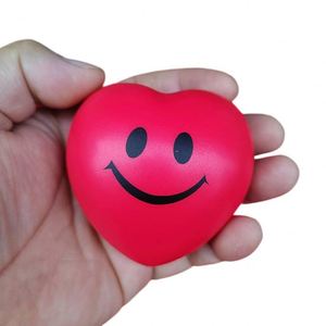 Stress Ball With Custom Logo Squeeze Heart Shape Anti Stress Ball Round Shaped PU Stress Relief Ball Toy Stressball - Product Image 2