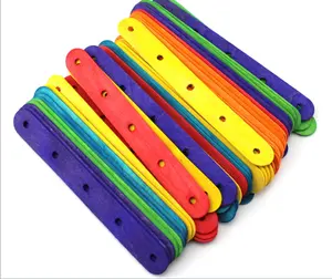 Wood Stick Manufacturer New Usage DIY USE BPA Free Ice Cream Tool Colorful Wooden Sticks For Toy Block