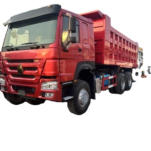 大型トラックHOWO 6x4中古トラクター371馬力Weichaiディーゼルエンジンユーロ3左ステアリングリアカメラ - Product Image 1